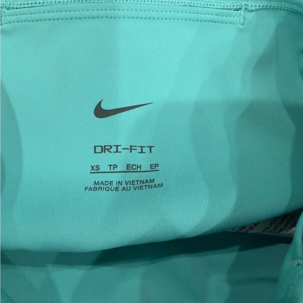 Nike Dri-FIT High-Waisted‎ Leggings – Teal (XS)
